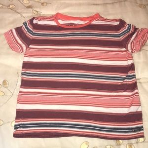 A&F essentials stretchy comfy striped tee